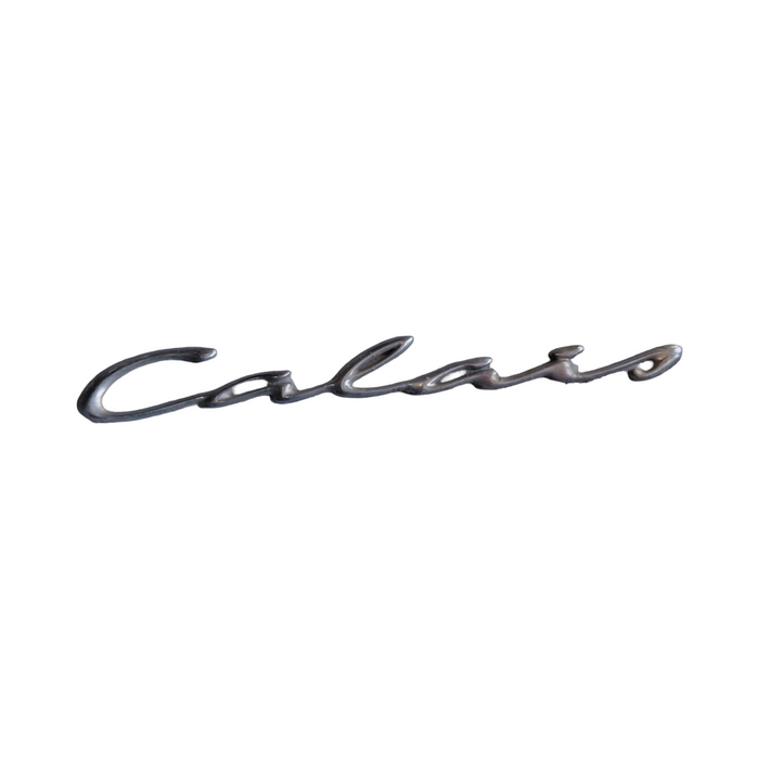 A196 - VX HOLDEN CALAIS - "CALAIS" Badge - Chrome (REAR DOOR)