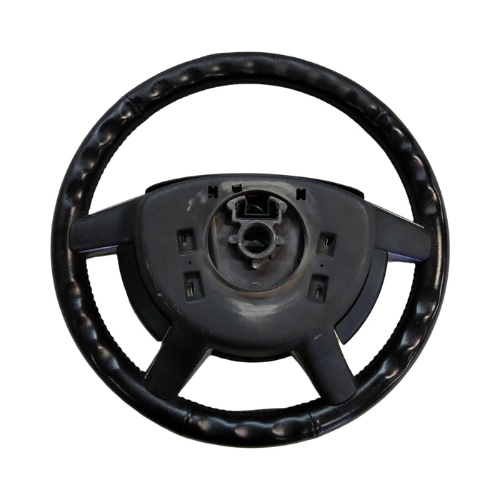EX013 - VZ SS Holden Commodore - Steering Wheel w/ Horn Pad & Switches - BLACK/SILVER