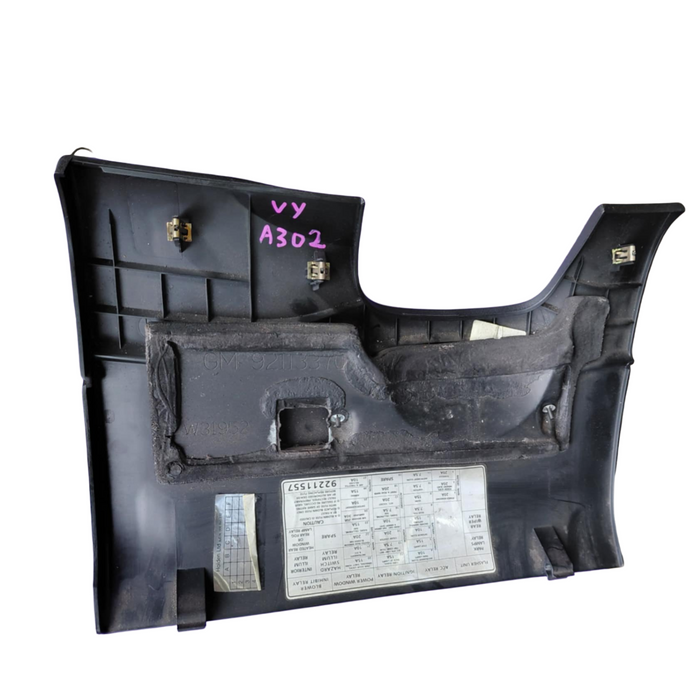 A302 - VY Holden Commodore Sedan - Lower Dash Fuse Panel - TRIM #81i
