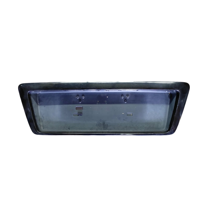 EX013 - VZ SV6 Holden Commodore Sedan - Rear Numberplate / Boot Garnish - PHANTOM BLACK #690F