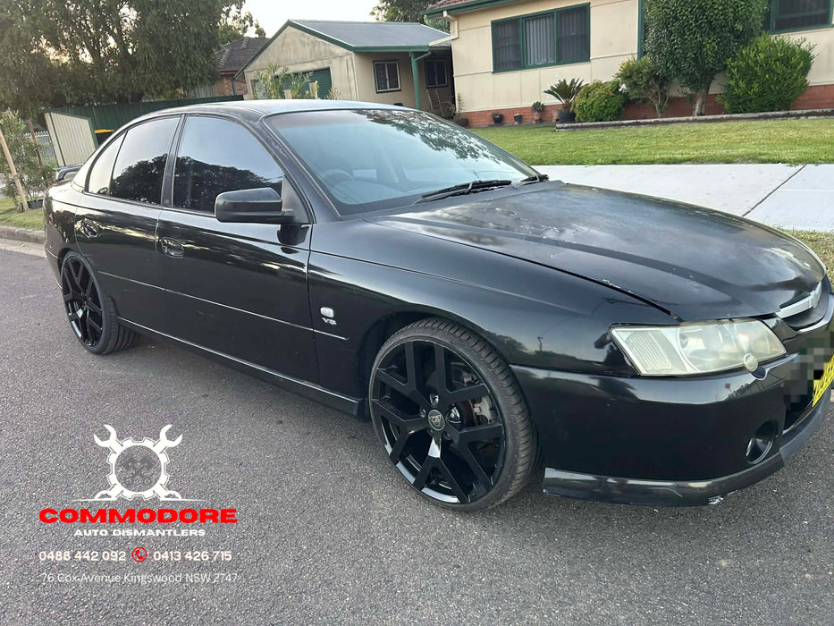 sv8001 - VY SV8 / SS Holden Commodore Sedan - DRIVER FRONT Door (POWER WINDOWS) - Phantom Black #690F