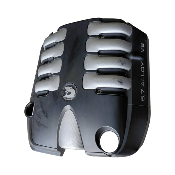 JM011 - VT, VX , VU , VY , VZ  Holden Commodore HSV V8 LS1 - 5.7 Ltr Engine Cover - BLACK/SILVER