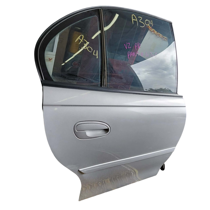A304 - VZ Holden Commodore SEDAN - Rear Door Driver's Rear (POWER WINDOWS) - QUICKSILVER #470G