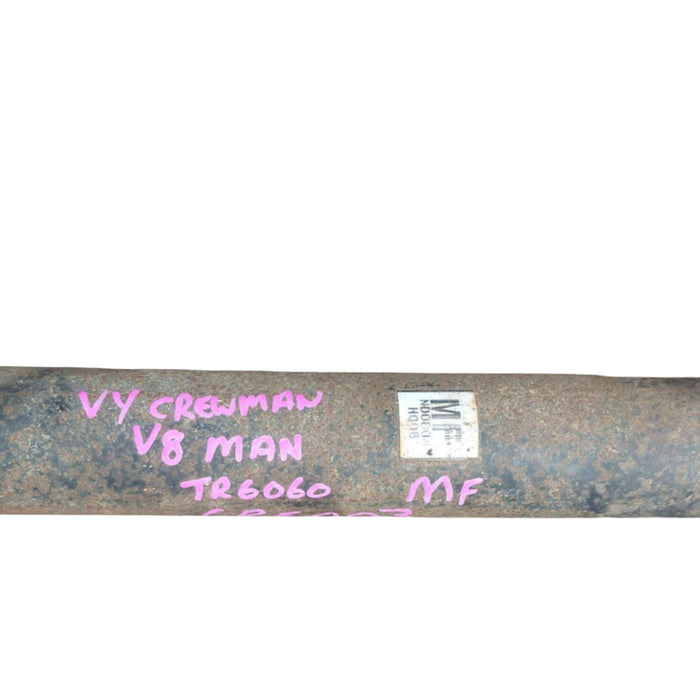 CRE003 - VY Holden Crewman Utility - Tailshaft CODE: MF - V8 MANUAL MM6