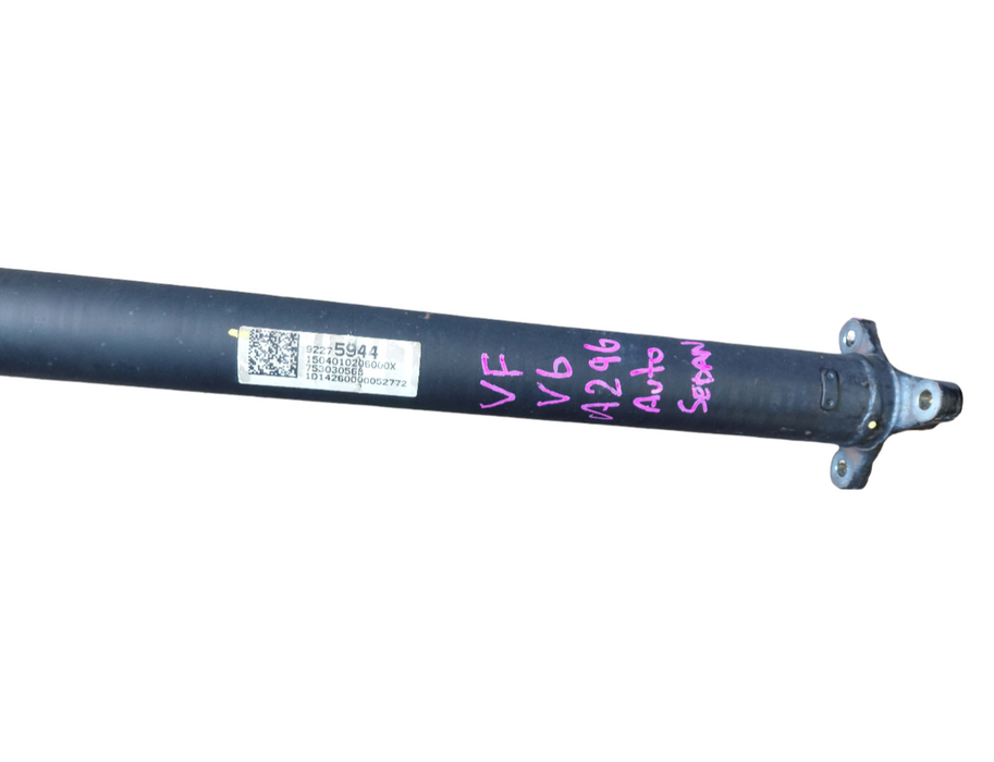 A296 - VF Holden Calais Sedan - V6 Auto Tailshaft Part #92275944