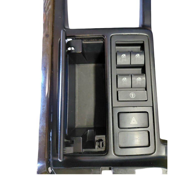 JM016 - WK Holden Statesman - Centre Console Trim & Dash Display Facia w/ Pop-Out Cup Holders - WOODGRAIN