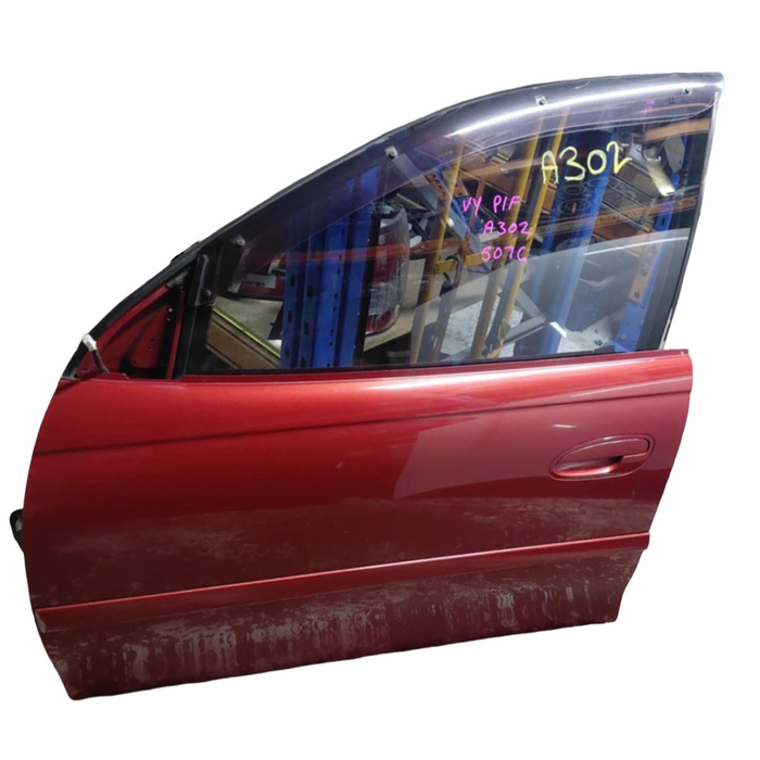 A302 - VY Holden Commodore Sedan - Front Door Passenger's Side - SHANGHAI RED #507G