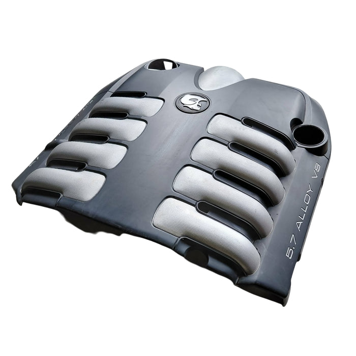 JM011 - VT, VX , VU , VY , VZ  Holden Commodore HSV V8 LS1 - 5.7 Ltr Engine Cover - BLACK/SILVER
