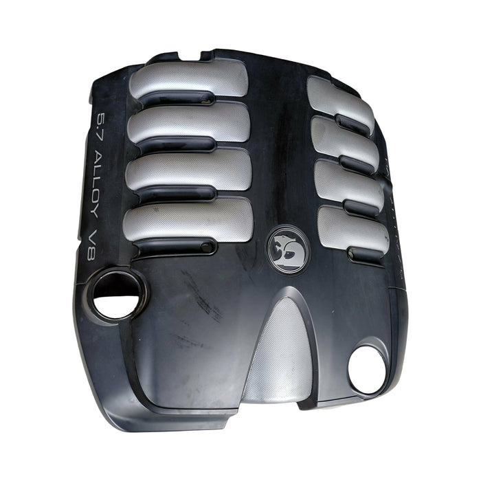 JM011 - VT, VX , VU , VY , VZ  Holden Commodore HSV V8 LS1 - 5.7 Ltr Engine Cover - BLACK/SILVER