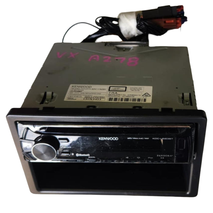 A278 - VX Holden Commodore Sedan - Stereo - KENWOOD KDC-U563BT with Stereo Bracket