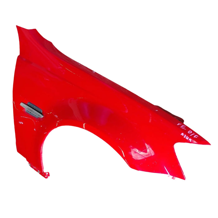 A349 - VE SS Holden Commodore Utility SERIES I - Driver's Front Guard w/ Guard Blinker - STING RED #687F