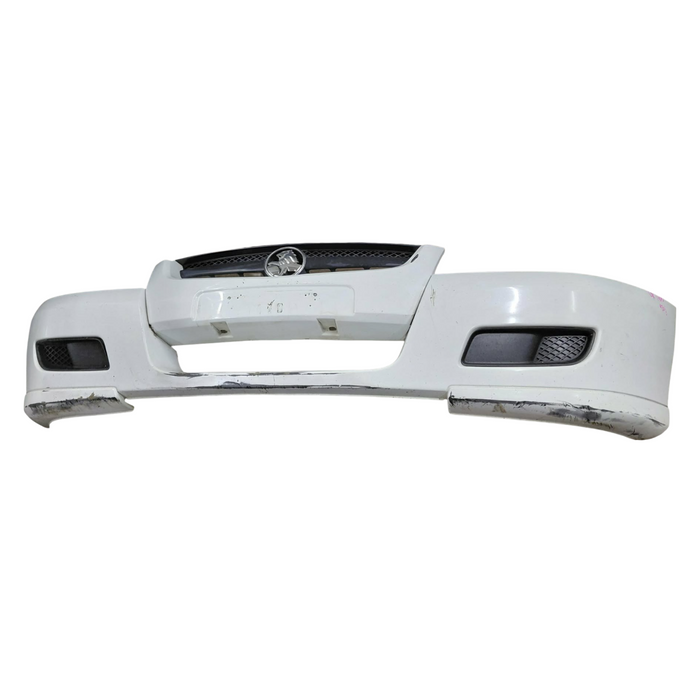 A303 - VZ Holden ONE TONNER Utility - Front Bar with Upper Grille & Fog Light Bezels - HERON WHITE #679F