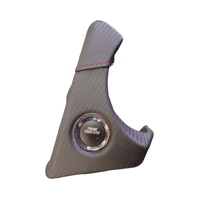 DA2-403 - VF Holden Commodore - Start Button Dash Trim w/ Start Button (Black / Red Stitch) P/N: 92287125