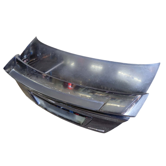 Ex012 - VZ Holden Commodore SV6 - Boot lid with Wing and boot garnish (Phantom Black #690F)