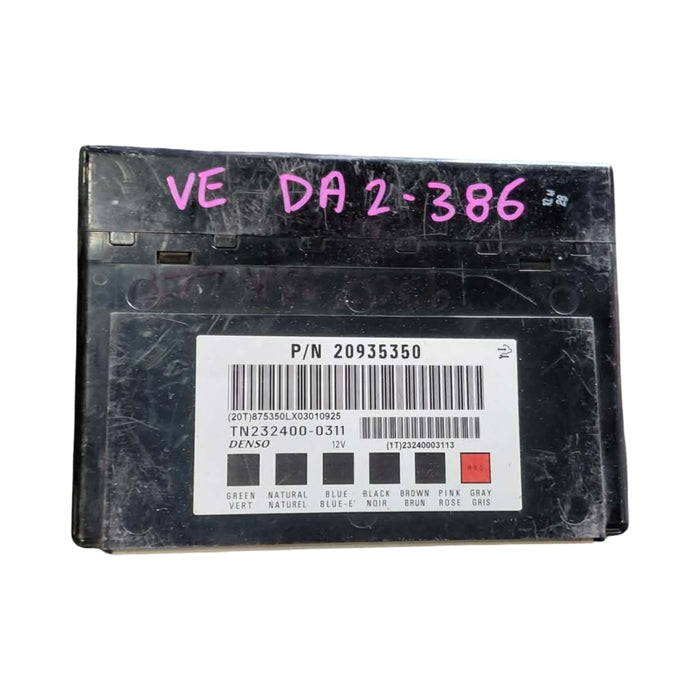 DA2-386 - VE Holden Commodore - Body Control Module (BCM) - P/N: 20935350