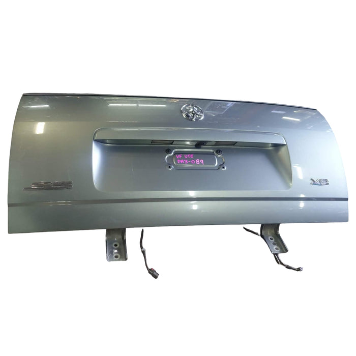 da3-089 VF Holden Commodore SS Utility Tailgate wth Hinges and Numberplate Garnish Prussian Steel #102X