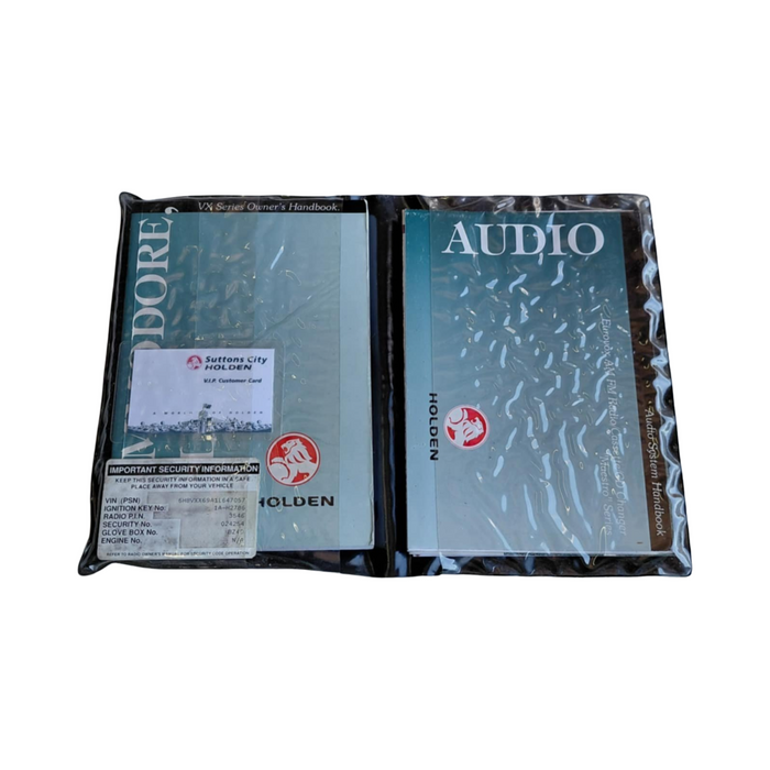A196 - VX HOLDEN CALAIS (2000) - "HOLDEN" Driver's Service Book / Owner's Manual 412,XXXkms