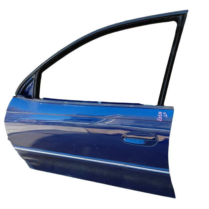 A343 - VT Holden Commodore Calais - Passenger Front Door - Bermuda Blue #B168 with External Door Handle
