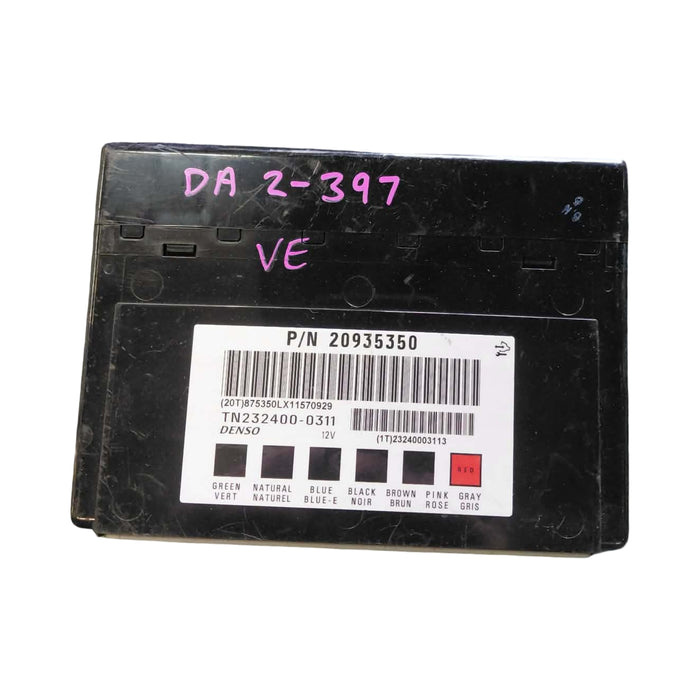 DA2-397 - VE Holden Commodore - Body Control Module (BCM) - P/N: 20935350