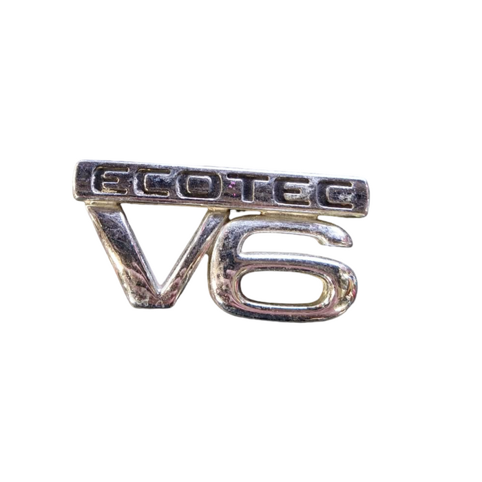 PIC002 - VS, VT, VX, VU Holden Commodore - "V6 ECOTEC" Front Guard Badge CHROME