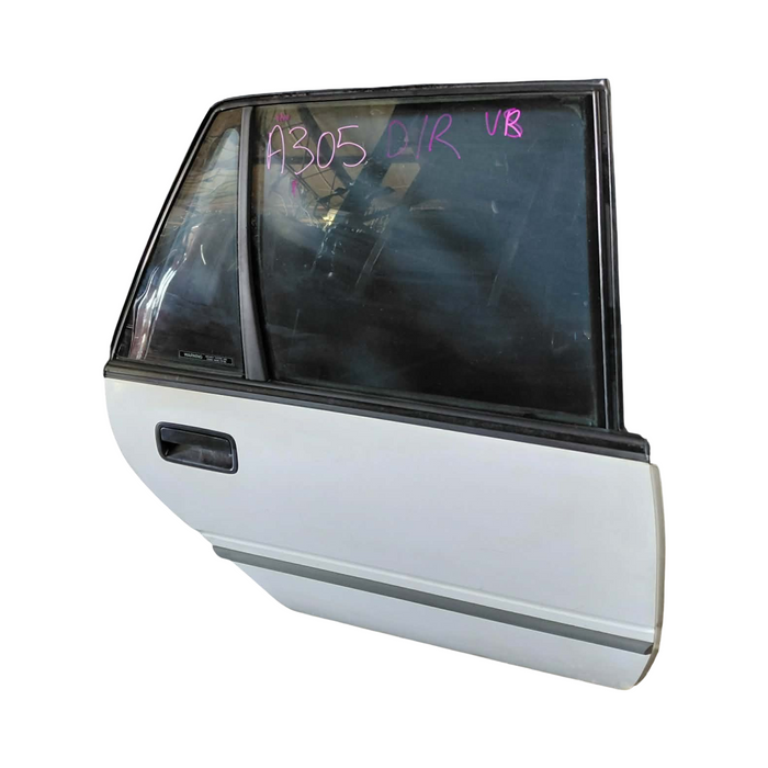 A305 - VR Holden Commodore SEDAN - Rear Door Driver's Rear (manual window reg) - ALASKAN WHITE #J064