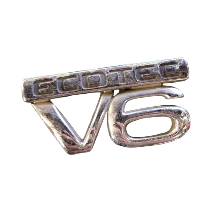 PIC002 - VS, VT, VX, VU Holden Commodore - "V6 ECOTEC" Front Guard Badge CHROME