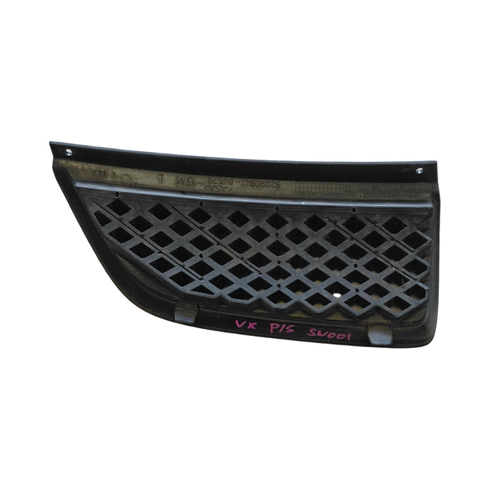 SW001 - VX Holden Commodore - Upper Front Grille Passenger's Side - BLACK/CHROME