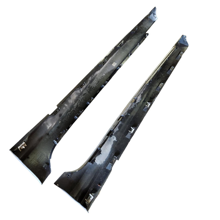A243 - VE HOLDEN COMMODORE SEDAN - Sideskirt (PAIR) NICKLE METALLIC #3487