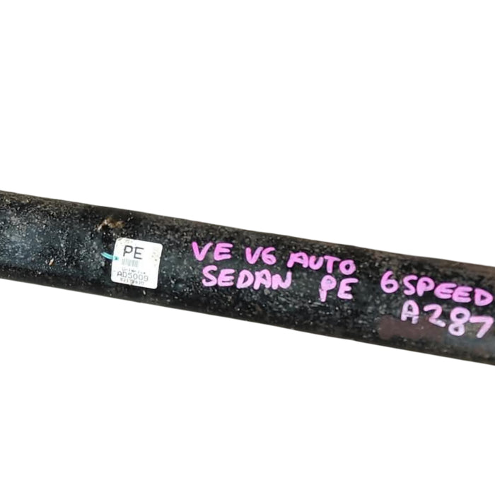 A287 - VE SV6 Series I Holden Commodore Sedan - Tailshaft: PE 6Speed - V6 AUTO LLT - 153, xxxkms