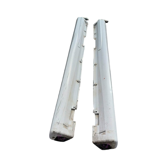 JMSS - VY SS Holden Commodore SEDAN - Sideskirts w/ Caps (PAIR) - HERON WHITE #679F