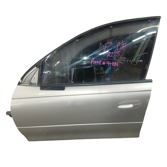 A225 - VZ Holden Commodore - Front Door Passengers Side (POWER WINDOWS) - NICKLE METALIC #348N
