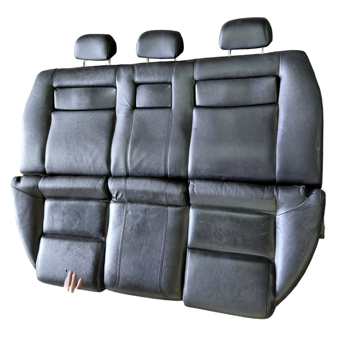 JM012 - VZ/VY Holden Crewman - Rear Leather Seat Assembly - BLACK LEATHER
