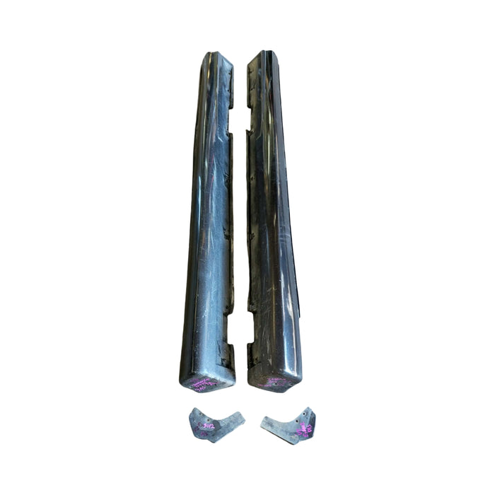 Ex012 - VZ Holden Commodore SV6 Sedan - Side Skirts with end caps (Pair) Phantom Black #690F