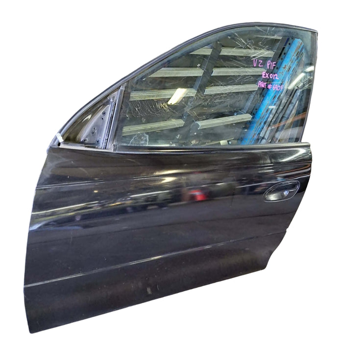 Ex012 - VZ Holden Commodore SV6 - Passenger Front Door (Phantom Black #690F)