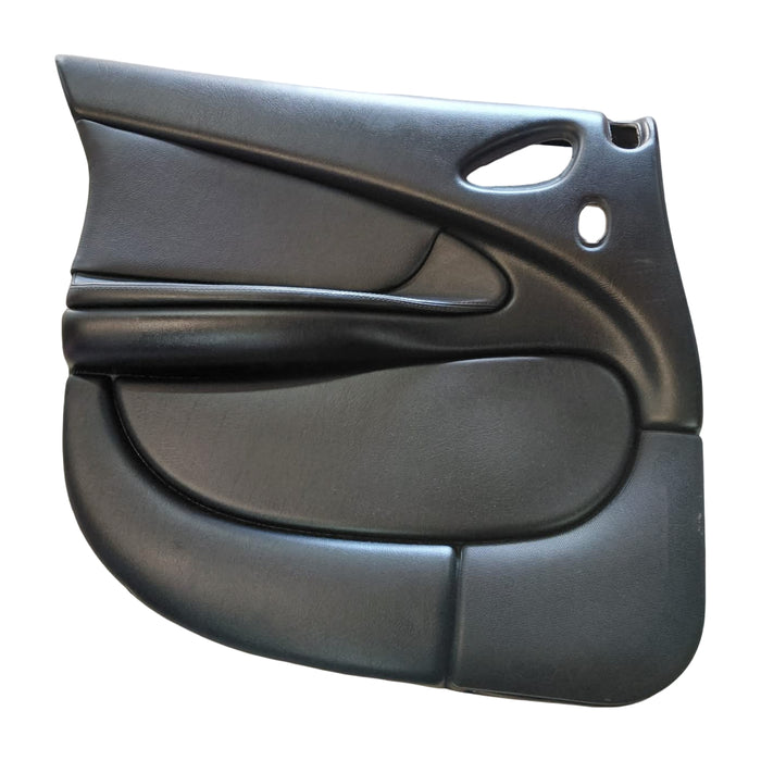JM012 - VZ/VY Holden Crewman - Doorcard Passenger's Rear w/ Speaker Cover - BLACK LEATHER