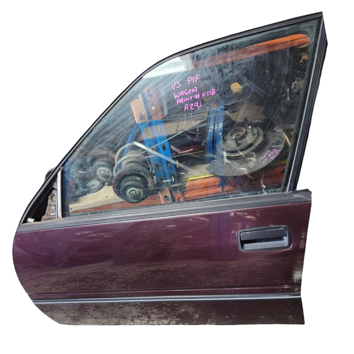 A291 - VS HOLDEN COMMODORE WAGON - Front Door - PASSENGERS FRONT - Diablo Red  #F118