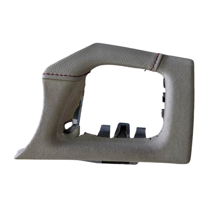 da3-033 VF SSV Holden Commodore - DRIVERS Side Air vent Dash Trim Beige Suede Red Stitch