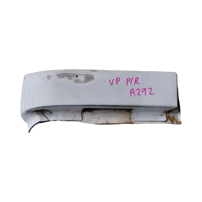 A292 - VP Holden Commodore SEDAN - Rear Lower Quarter Body Trim - PASSENGERS SIDE - ALASKAN WHITE #J064