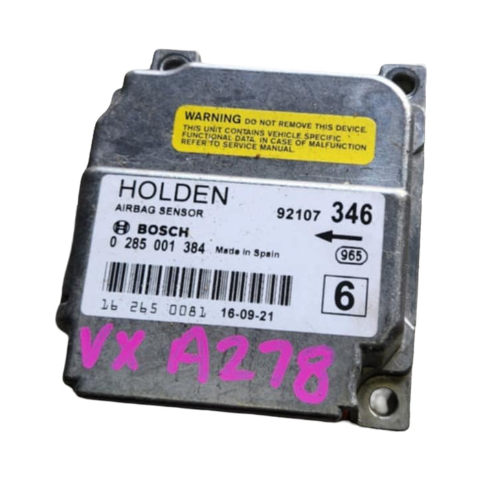 A278 - VX Holden Commodore Sedan - Airbag Module #92107346