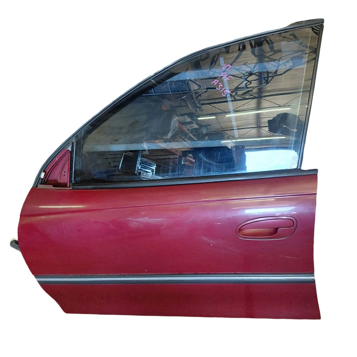 A315 - VT SERIES II Holden Commodore Sedan - Passenger's Front Door (POWER WINDOW) - GRANADA RED #F129