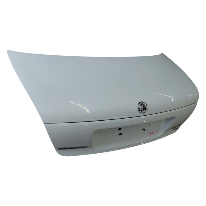 A289 - VX Holden Commodore Acclaim Sedan - Bootlid with Garnish Heron White Paint Code #J073