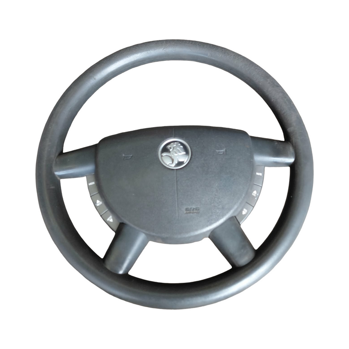 A303 - VZ Holden ONE TONNER Utility  - Steering Wheel w/ Horn Pad & Switches - TRIM #81i