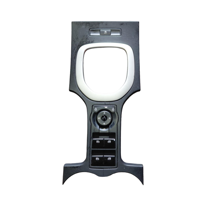 A279 - VE SV6 Holden Commodore SERIES I - Centre Console Trim with  Window & Traction Control Switch AUTO - BLACK / SILVER
