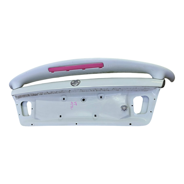 A231 - VT SERIES I Holden Commodore SEDAN - Bootlid w/ Brake Light Spoiler - HERON WHITE #J023