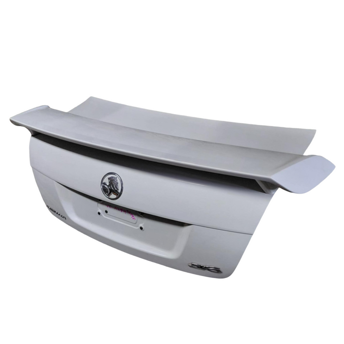 A279 - VE SV6 Holden Commodore SERIES I - Bootlid with Wing - HERON WHITE #679F