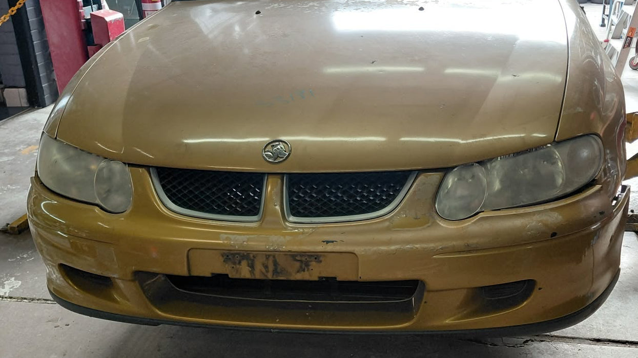 EX004 - VX Holden Commodore Sedan SII - Front Bar w/ Upper Front Grille SERIES II - HYPER YELLOW #D148