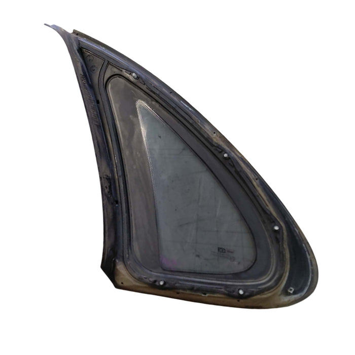 JM012 - WK Holden Statesman - Driver's Side Rear Quarter Window Glass with Chrome Trim
