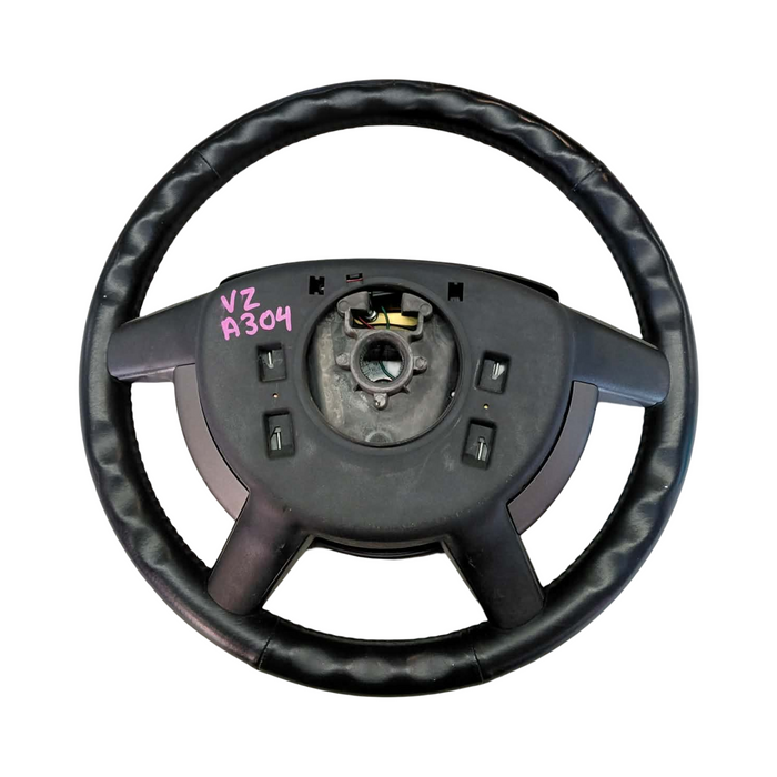 A304 - VZ Holden Commodore - Leather Steering Wheel w/ Horn Pad & Switches - TRIM #81i
