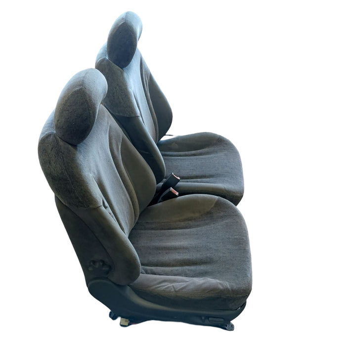 A343 - VT Holden Commodore Calais - Front Seat Set with Stalks - Light Grey / Cloth