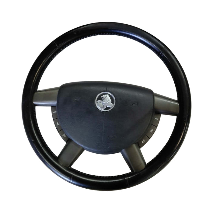 Ex012 - VZ Holden Commodore SV6 - Leather Steering Wheel (with Horn Pad)